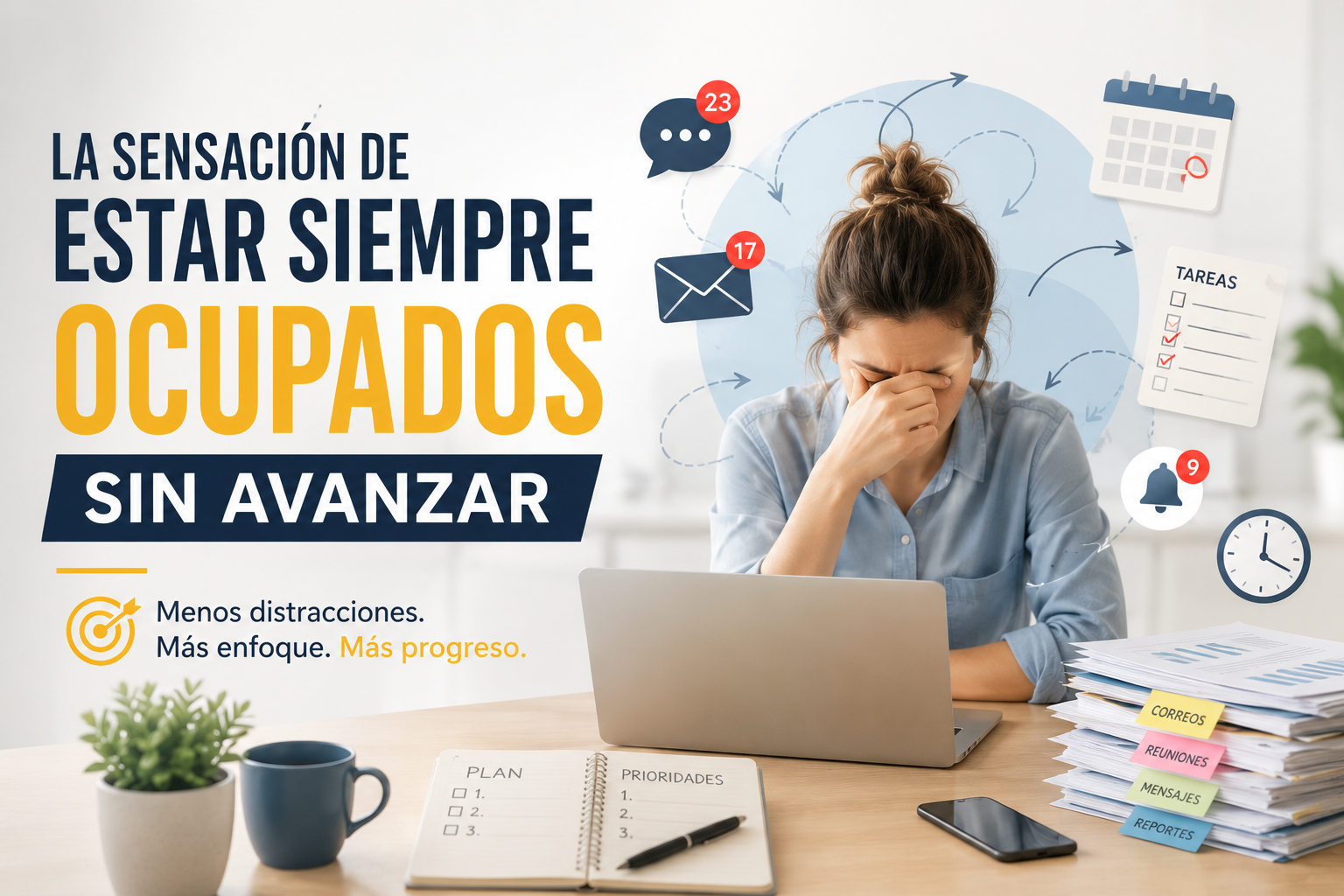La sensación de no avanzar en el trabajo: por qué ocurre y cómo recuperar el foco