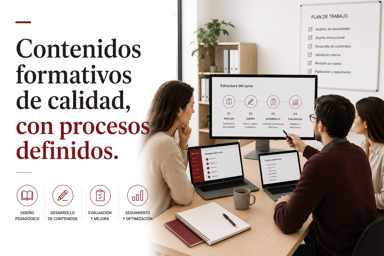 Por qué los contenidos formativos necesitan procesos