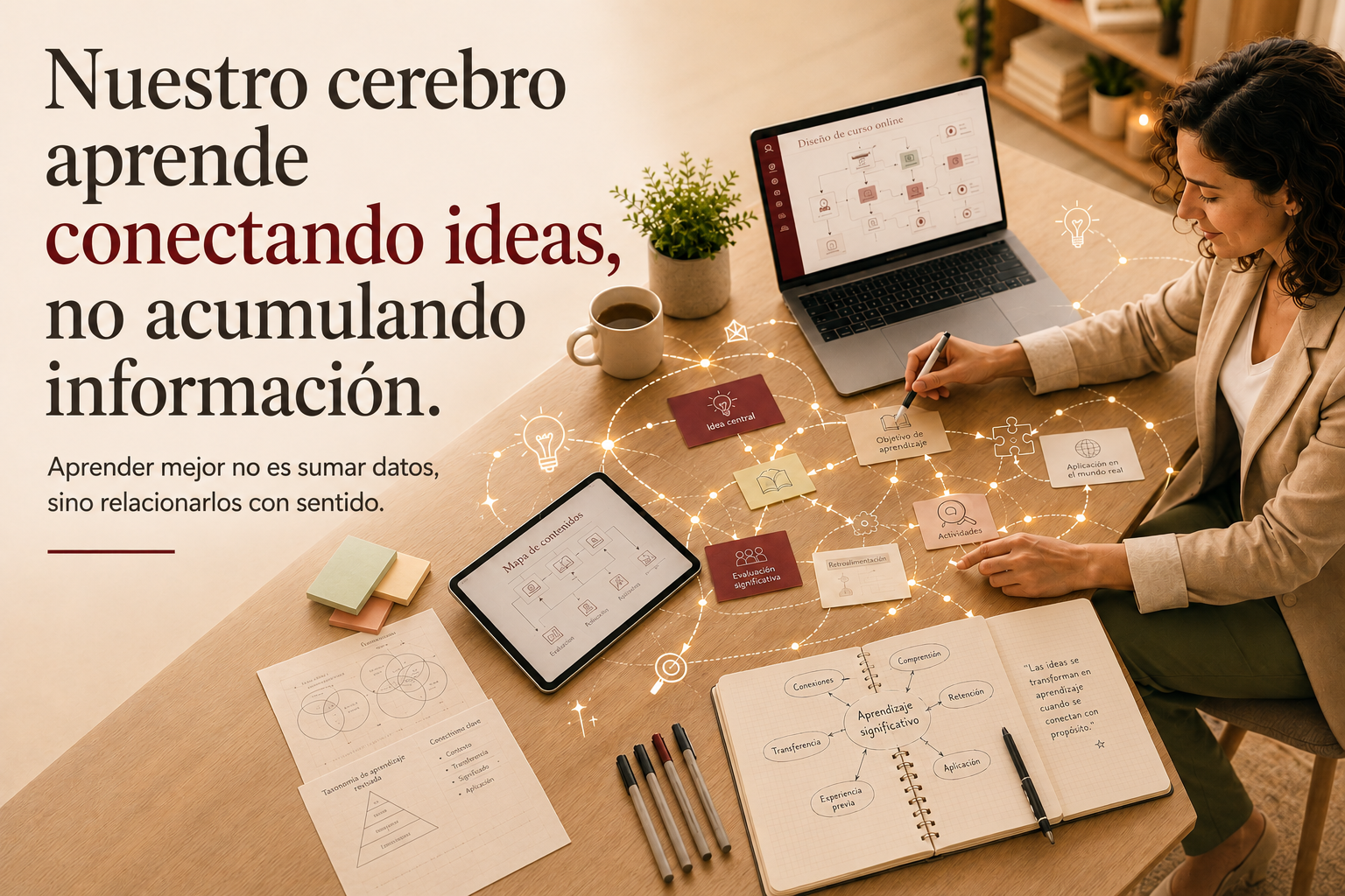 Nuestro cerebro no aprende por capítulos